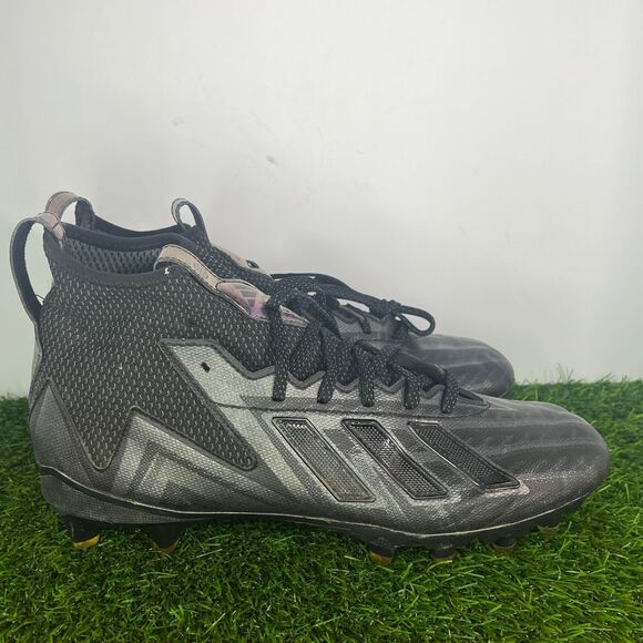 Adidas Freak Ultra 23 Inline Black Chrome Football Cleats  Mens 12.5 - Picture 3 of 7